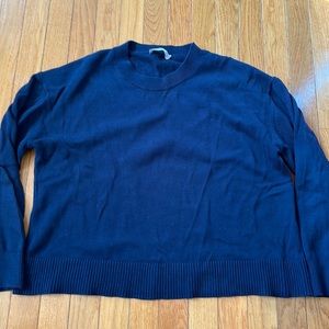 Navy everlane 100% cotton sweater